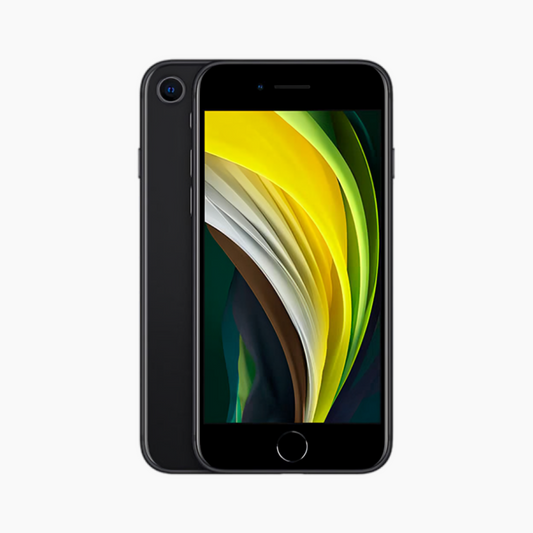 Pre-owned Black iPhone SE (2nd generation) 64GB - Good | Unlocked for sale in South Africa - quality tested iPhone with 12 month warranty from iPhoneNext (image 1)